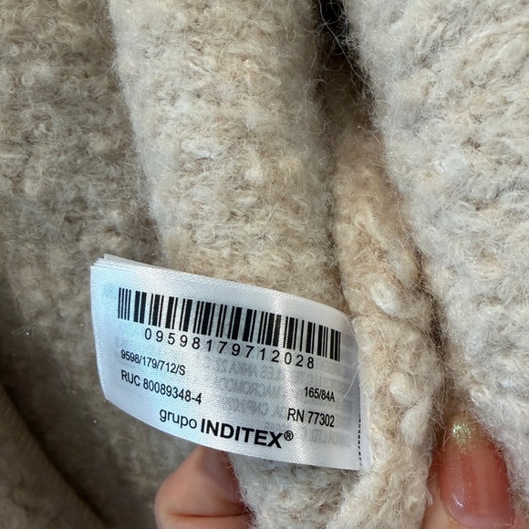 Zara Jacket Cardigan Ecru 9598/179 - Picture 6 of 6